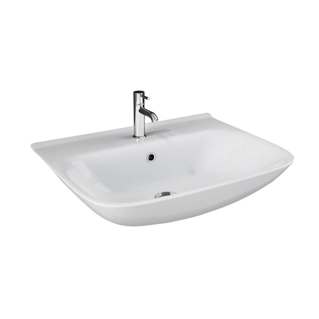 Barclay - Eden 520 Wall-Hung Basin, 8'' Widespread, White - White