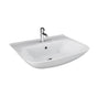 Barclay - Eden 520 Wall-Hung Basin, 1-Hole, White - White