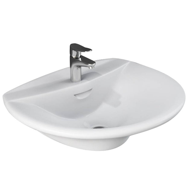 Barclay - Venice 520 Wall-Hung Basin 1-Hole, White - White