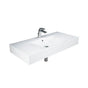 Barclay - Des 1010 Wall-Hung Basin 1-hole, White - White