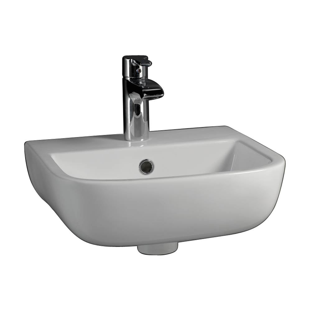 Barclay - Series 600, Large Wall Hung 20-1/2'', 8'' WS, White - White