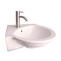 Barclay - Evolution Corner Wall HungBasin, 1-Hole, White - White