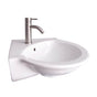 Barclay - Evolution Corner Wall HungBasin, 8'' WS, White - White