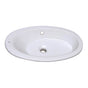 Barclay - Infinity Drop-In Basin, 22''  White - White