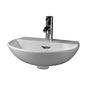 Barclay - Reserva 550 Wall-Hung Basin 1-Hole, White - White