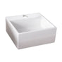 Barclay - Mini Nova Wall-Hung Basin  1-Hole, White - White