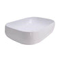Barclay - Celino 450 Rectangular Above Counter Basin, White - White