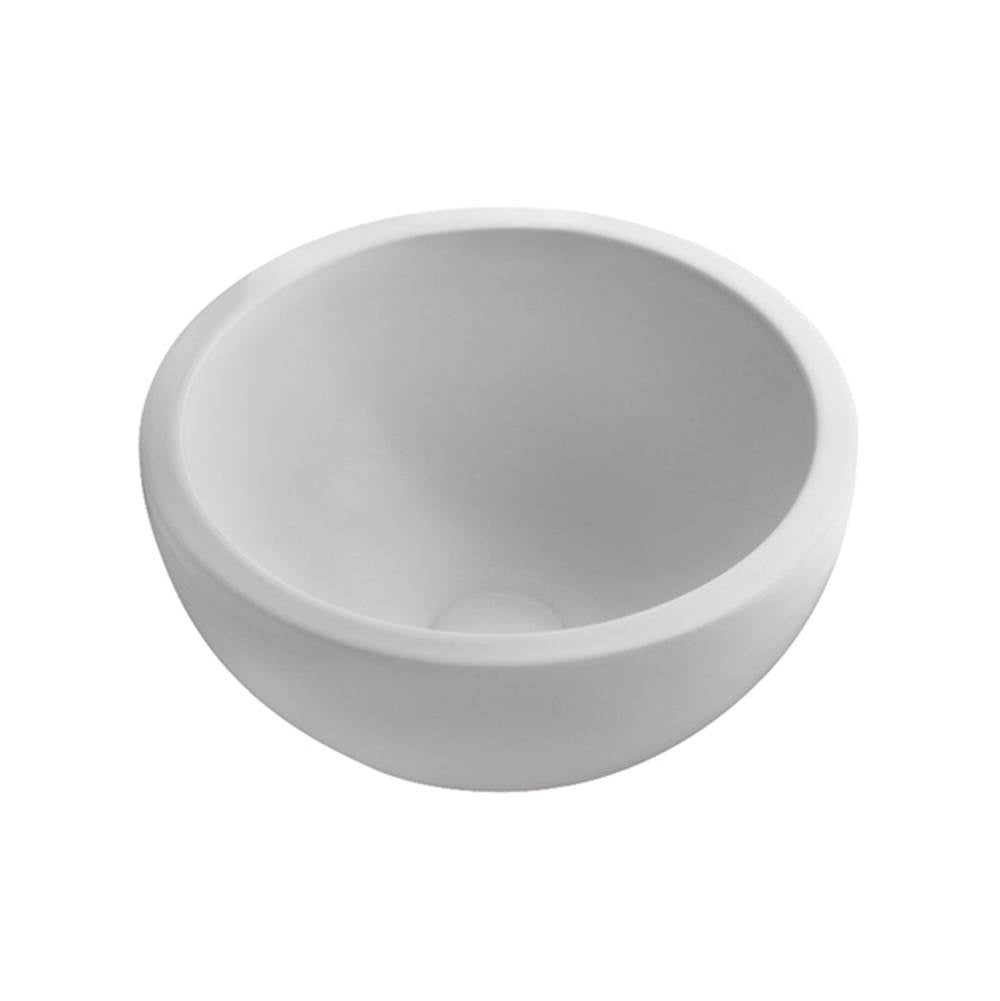 Barclay - Capri Above Counter Basin,  White - White