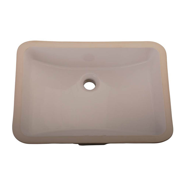 Barclay - Cleo Undercounter Basin,  18'' x 12'' ID, Bisque - Bisque