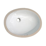 Barclay - Rosa 500 Undercounter,  19 1/2 X 16 3/8, White - White