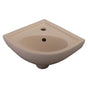 Barclay - Petite Corner Basin, 1-Hole, Bisque - Bisque