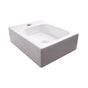 Barclay - Gaston Wall Hung 11'' X 15'', 1 Faucet Holes, White - White