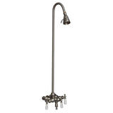 Barclay - Diverter Faucet, Old Style  Spigot, Brushed Nickel - Polished Nickel