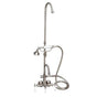 Barclay - Converto Shwr w/Handheld Shwr,  Riser, CI Tub, Brushed Nickel - Brushed Nickel