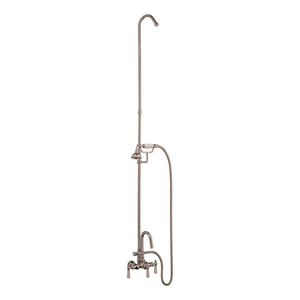 Barclay - Converto Shower w/Handheld Shr , Riser, Acry Tub, Pol Nick - Polished Nickel