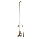 Barclay - Converto Shower w/Handheld Shr , Riser, Acry Tub, Brush Nick - Satin Nickel