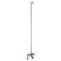Barclay - Elephant Spout, 6'' Mounts,  Riser, Lvr Hdle, Brush Nickel - Brushed Nickel