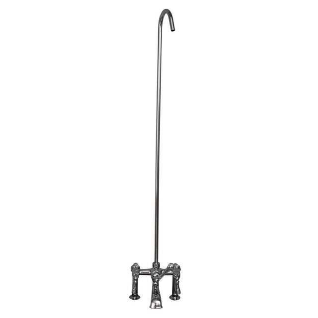 Barclay - Elephant Spout, 6'' Mounts, 62''  Riser, Metal Lvr Hdle, PN - Polished Nickel