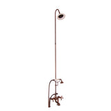 Barclay - Elephant Spout, Riser, Shower head, Crs Hdl, Oil Rubd Bronze - Oil Rubbed Bronze