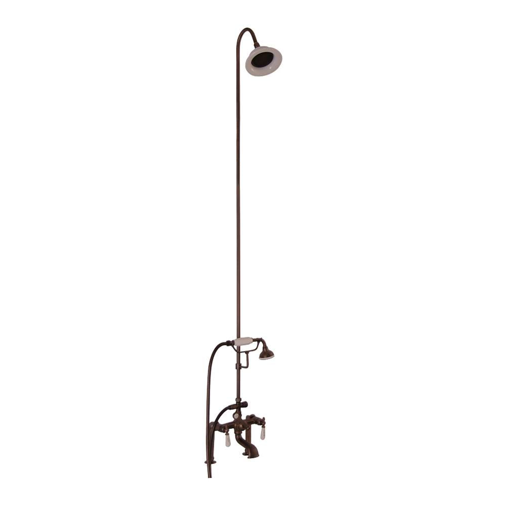 Barclay - Elephant Spout, Riser, Shower head, Lvr Hdle, Oil Rbbd Bronz - Oil Rubbed Bronze