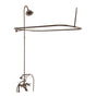 Barclay - Elephant Spout, Shower, Riser,  Showerhead, Crs Hdl, Br Nickl - Brushed Nickel