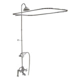 Barclay - Elephant Spout, Shower, Riser,  Showerhead, Crs Hdle, Chrome - Polished Chrome