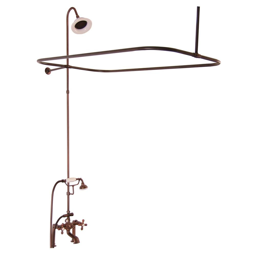 Barclay - Elephant Spout, Shower, Riser, Showerhead, Crs Hdl, Oil Rb Br - Oil Rubbed Bronze