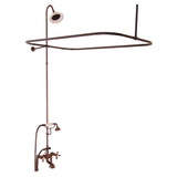 Barclay - Elephant Spout, Shower, Riser, Showerhead, Crs Hdl, Oil Rb Br - Oil Rubbed Bronze