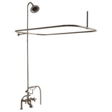 Barclay - Elephant Spout, Shower, Riser,  Showerhead, Crs Hdl, Pol Nicl - Polished Nickel