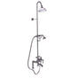 Barclay - Elephant Spout,Riser,ShwrHead Hand Shwr, Metal Lever Hdls,PN - Polished Nickel