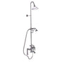 Barclay - Elephant Spout,Riser,ShwrHead Hand Shwr, Metal Lever Hdls,PN - Polished Nickel