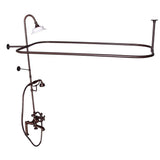 Barclay - Elephant Spout,Shwr Unit,Riser ShwrHead,HandShwr,Crss Hdl,ORB - Oil Rubbed Bronze