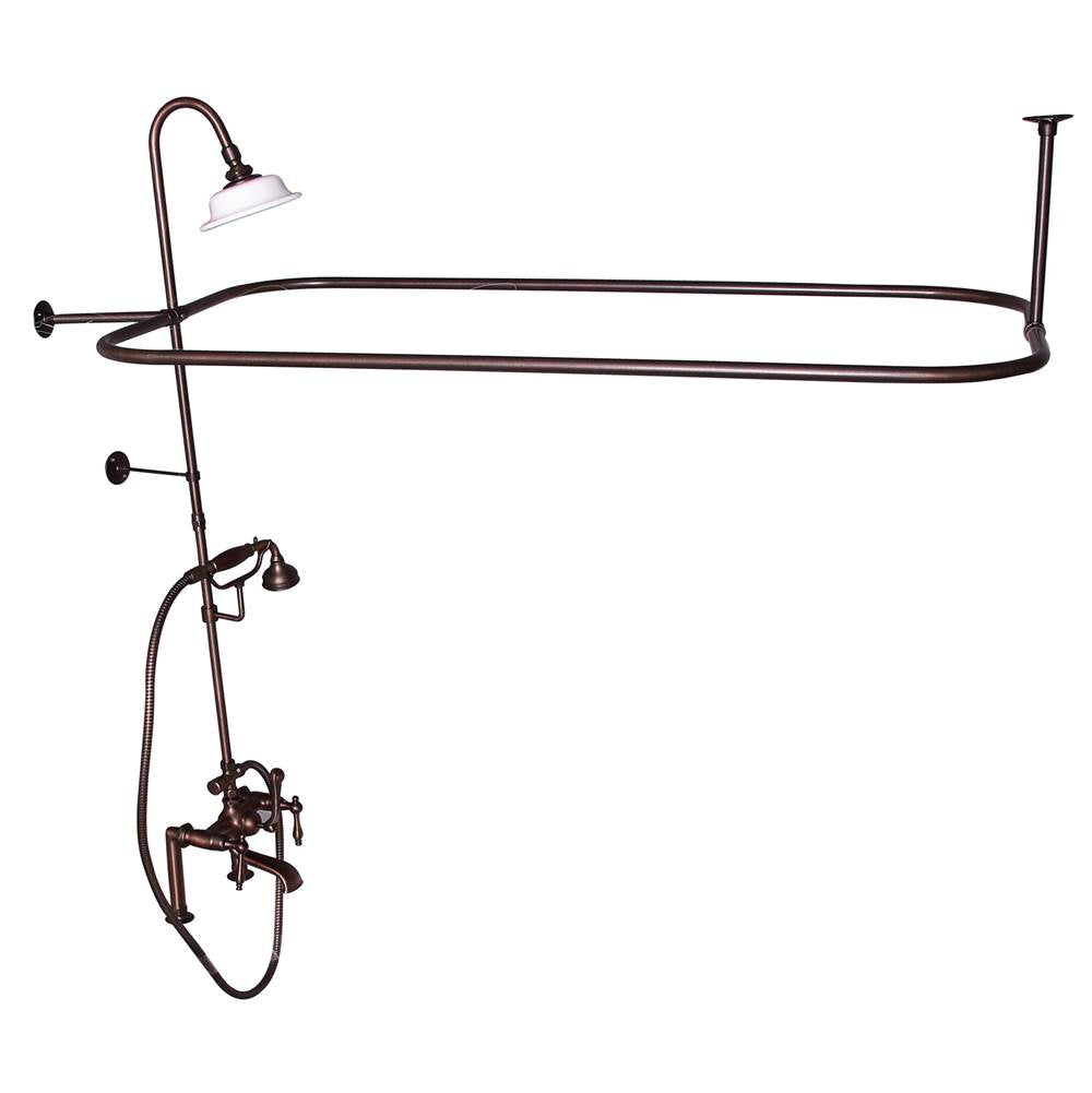 Barclay - Elephant Spout,Shwr Unit,Riser ShwrHead,HandShwr,Levr Hdl,ORB - Oil Rubbed Bronze