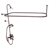 Barclay - Elephant Spout,Shwr Unit,Riser ShwrHead,HandShwr,Levr Hdl,ORB - Oil Rubbed Bronze