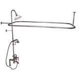 Barclay - Elephant Spout,Shwr Unit,Riser ShwrHead,HandShwr,Lever Hdl,PN - Polished Nickel
