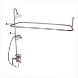 Barclay - Elephant Spout,Shwr Unit,Riser ShwrHead,HandShwr,Lever Hdl,BN - Brushed Nickel