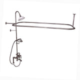 Barclay - Elephant Spout,Shwr Unit,Riser ShwrHead,HandShwr,Lever Hdl,PN - Polished Nickel