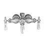 Barclay - Diverter Bathcock, No Riser, Old Style, CI Tub, Pol Chrome - Polished Chrome