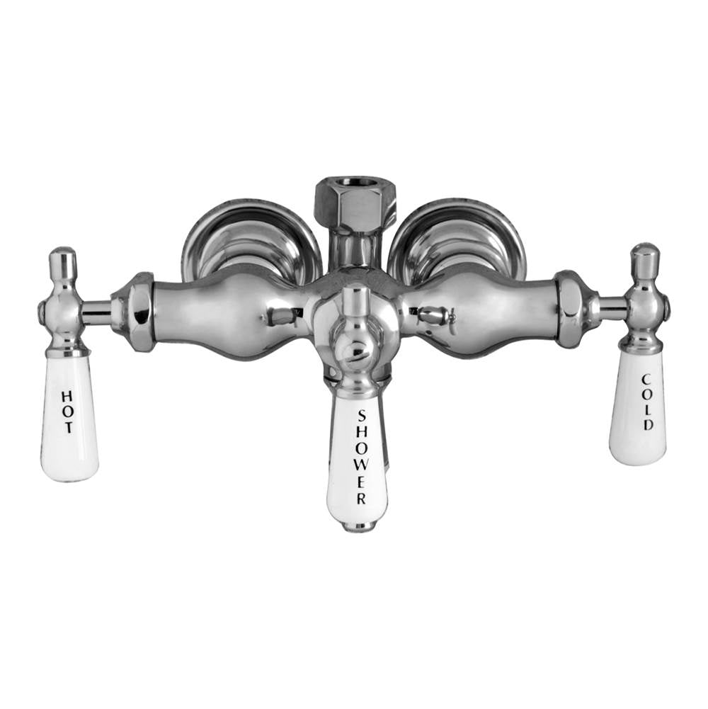 Barclay - Diverter Bathcock, No Riser,  Old Style, Acry Tub,  Chrome - Polished Chrome