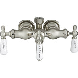 Barclay - Diverter Bathcock, No Riser,  Old Style, Acry Tub,Pol Nick - Polished Nickel