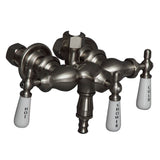 Barclay - Diverter Bathcock No Riser Old Style Acry Tub Satin Nicke - Satin Nickel