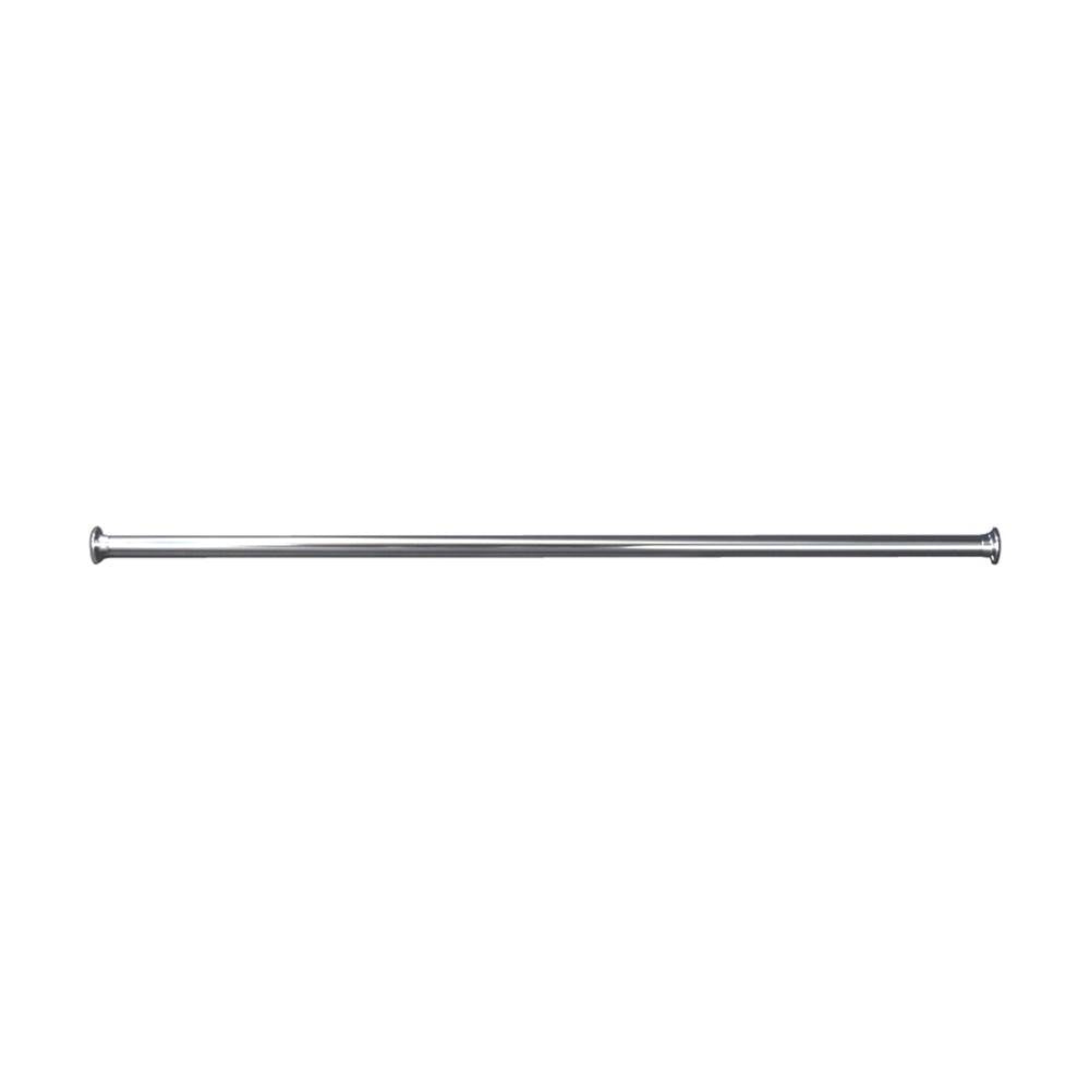 Barclay - 108'' Straight Shower Rod, Chrome - Polished Chrome
