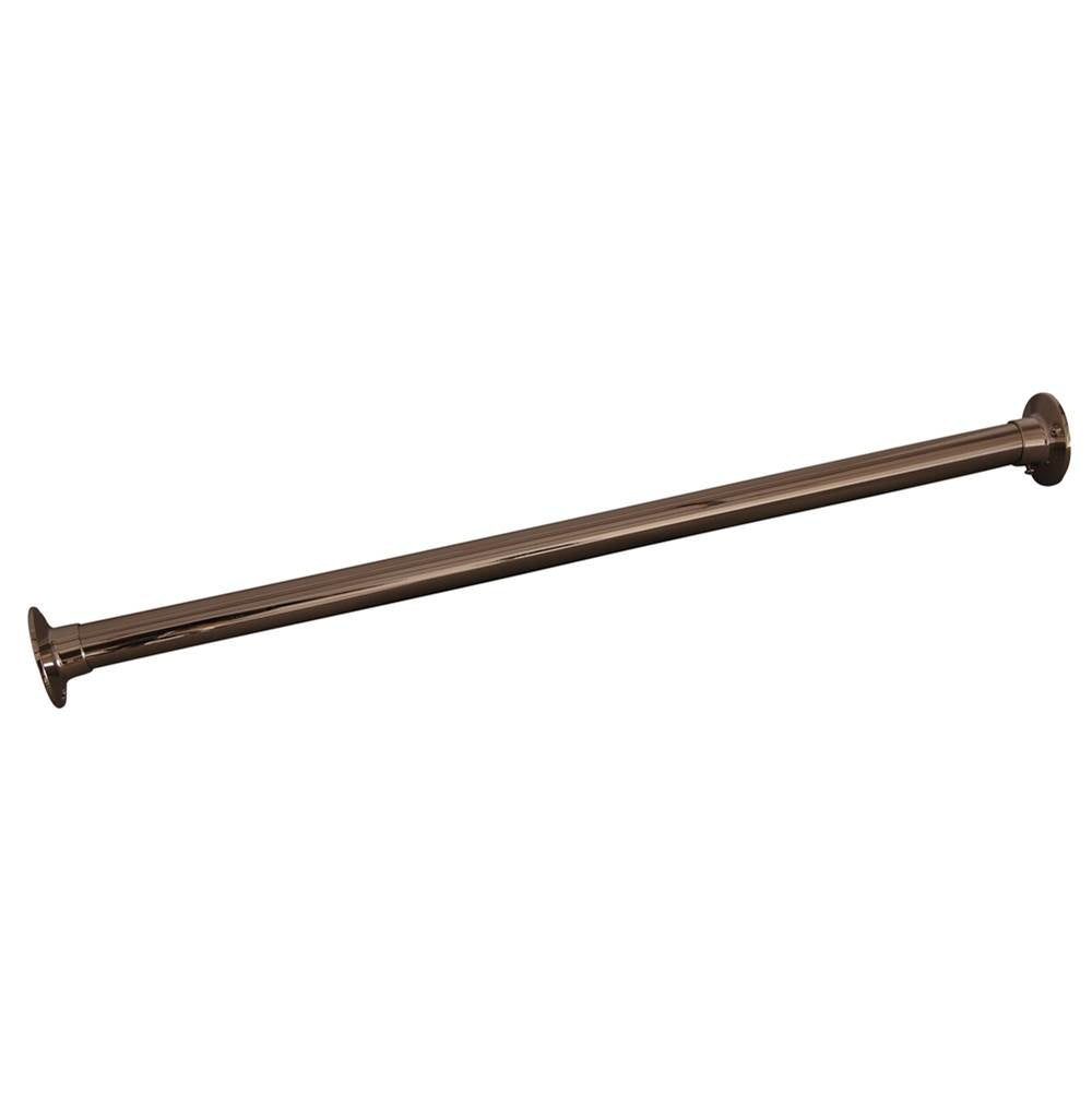 Barclay - 36'' Straight Shower Rod, Polished Nickel - Polished Nickel