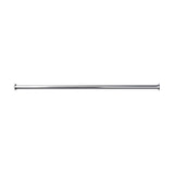 Barclay - 4100 Straight Rod, 84'', w/310  Flanges, Polished Chrome - Polished Chrome