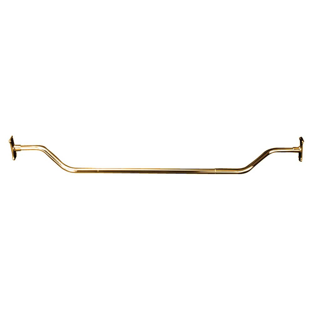 Barclay - 4120 Cellini Shower Enlarger,  60'' w/Flanges, Polished Brass - Polished Brass