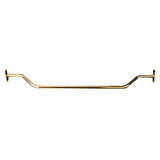 Barclay - 4120 Cellini Shower Enlarger,  60'' w/Flanges, Polished Brass - Polished Brass