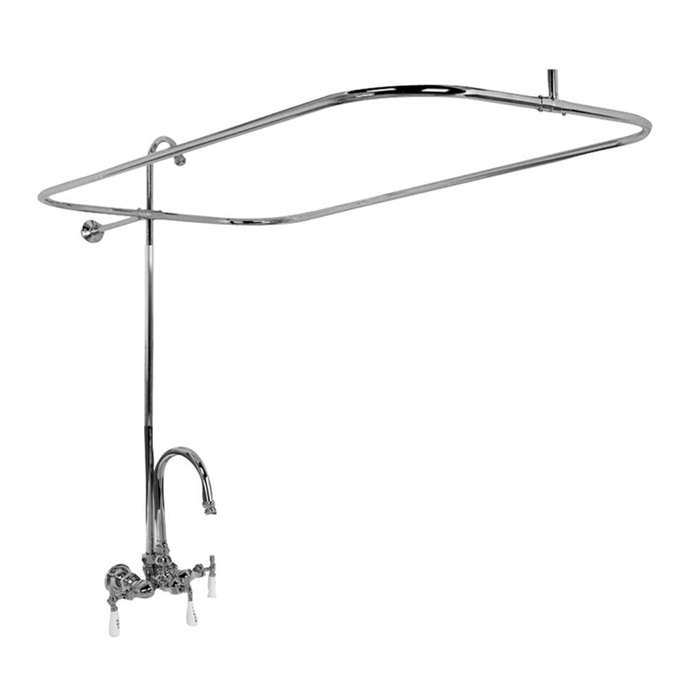 Barclay - Shower Unit for Acryl Tubs, No  Showerhead, Polished Chrome - Polished Chrome