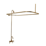 Barclay - Shower Unit for Acryl Tubs, No  Showerhead,  Polished Brass - Polished Brass