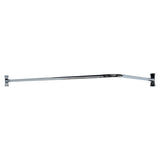 Barclay - 4123 Corner Rod, 66 x 48'',  w/Flanges, Polished Chrome - Polished Chrome