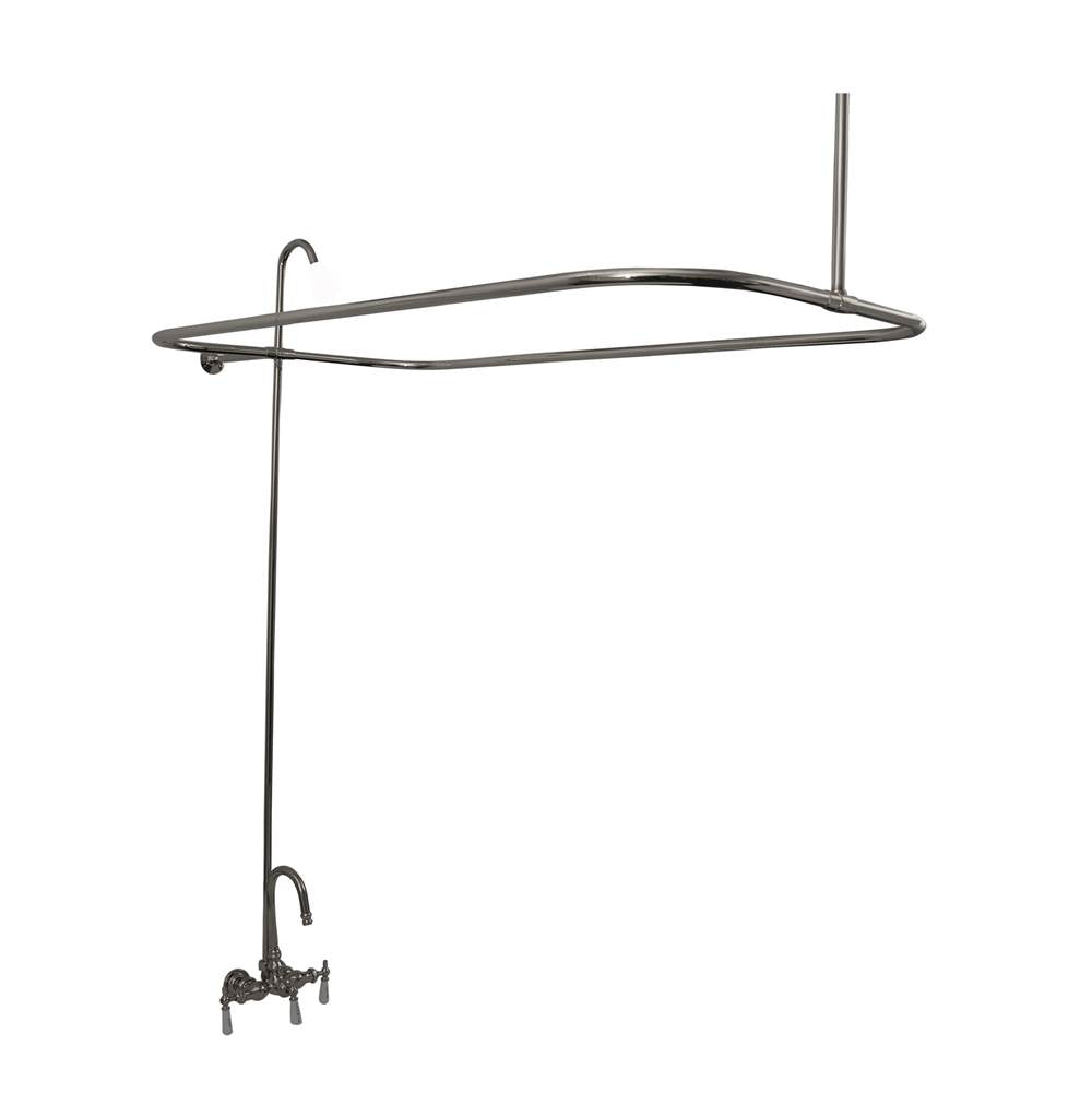 Barclay - Shower Unit for CI Tubs, Less  Showerhead, Polished Chrome - Polished Chrome